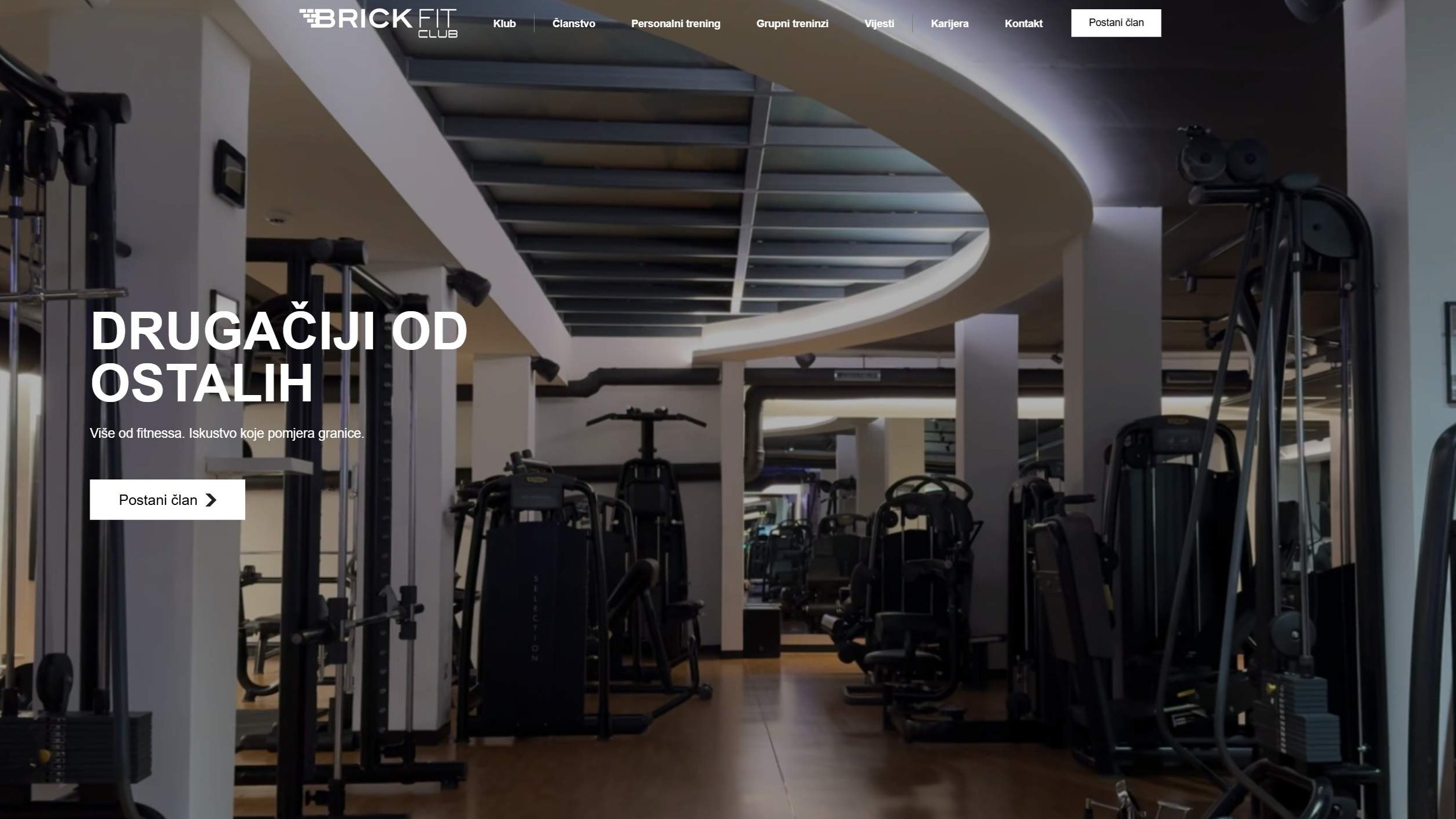 New Website for "Brick Fit Club"