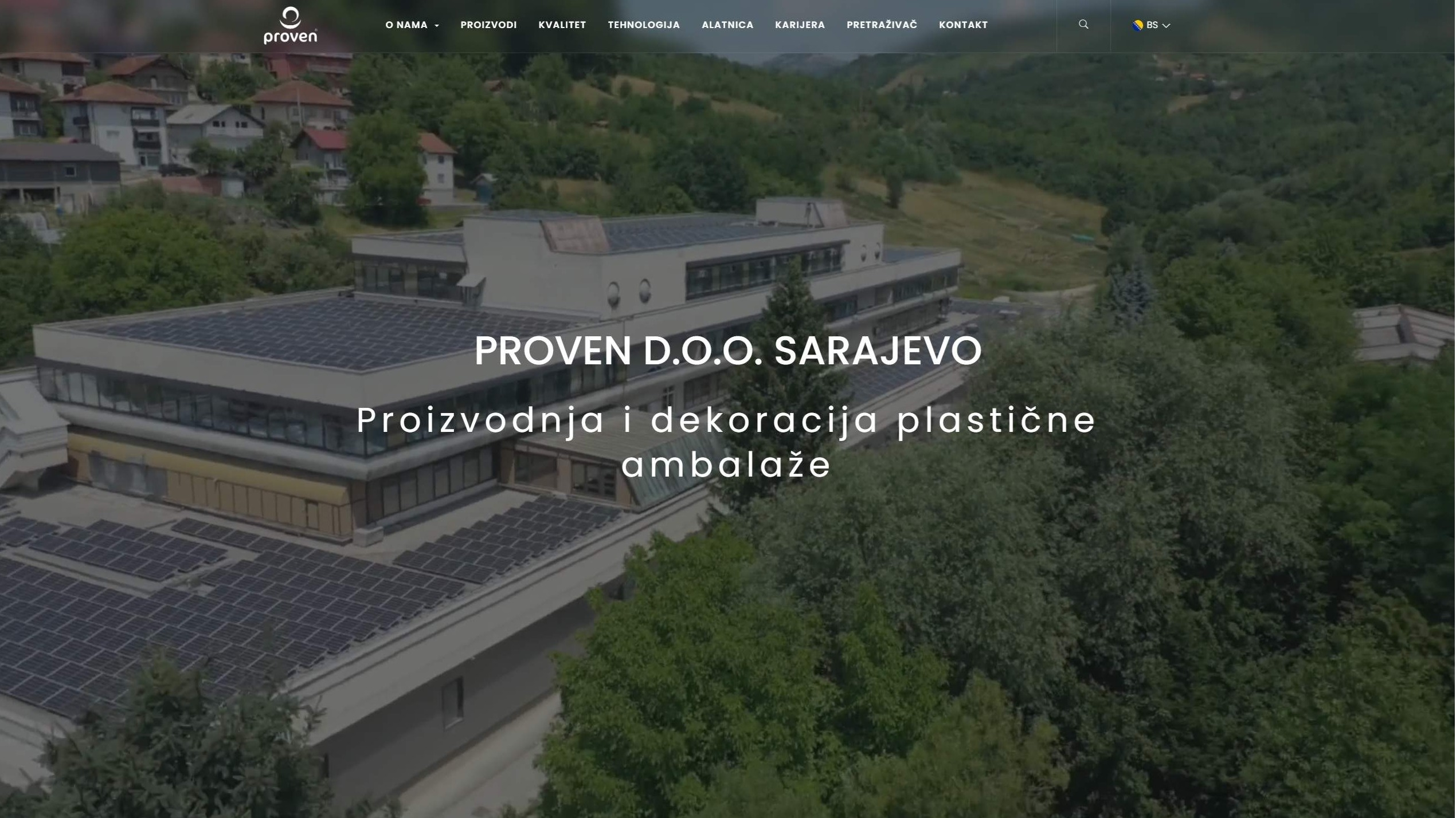 Još jedna sjajna saradnja - predstavljamo novu web stranicu za PROVEN d.o.o!