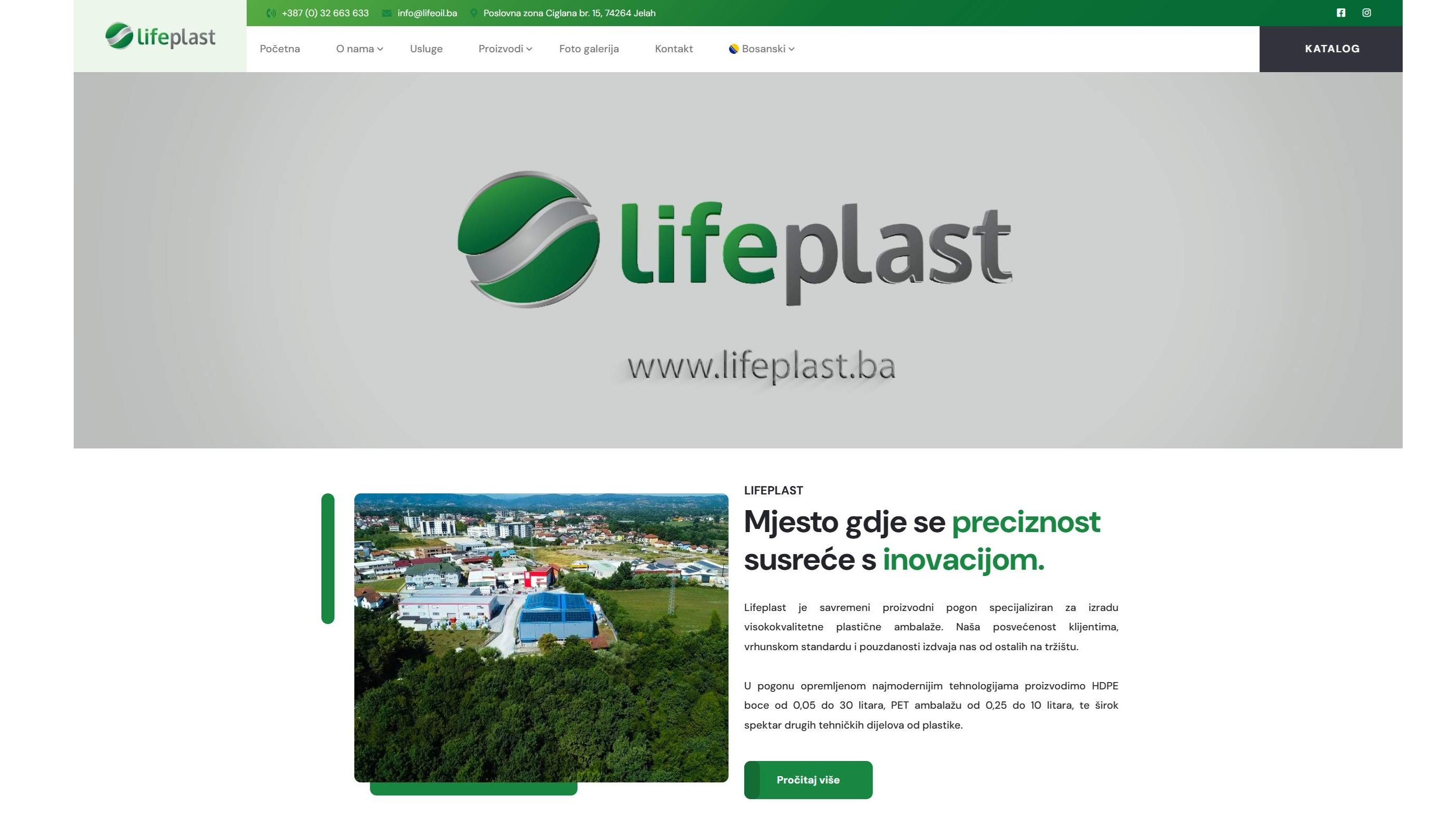 Još jedna uspješna saradnja - predstavljamo novu web stranicu za LifePlast!
