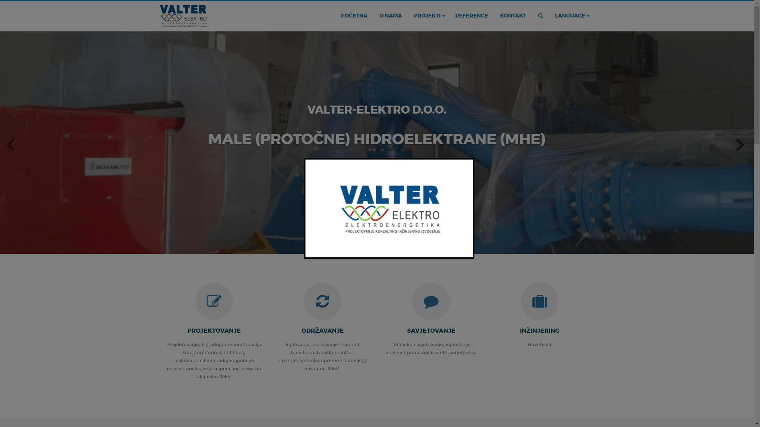 Valter Elektro - Website