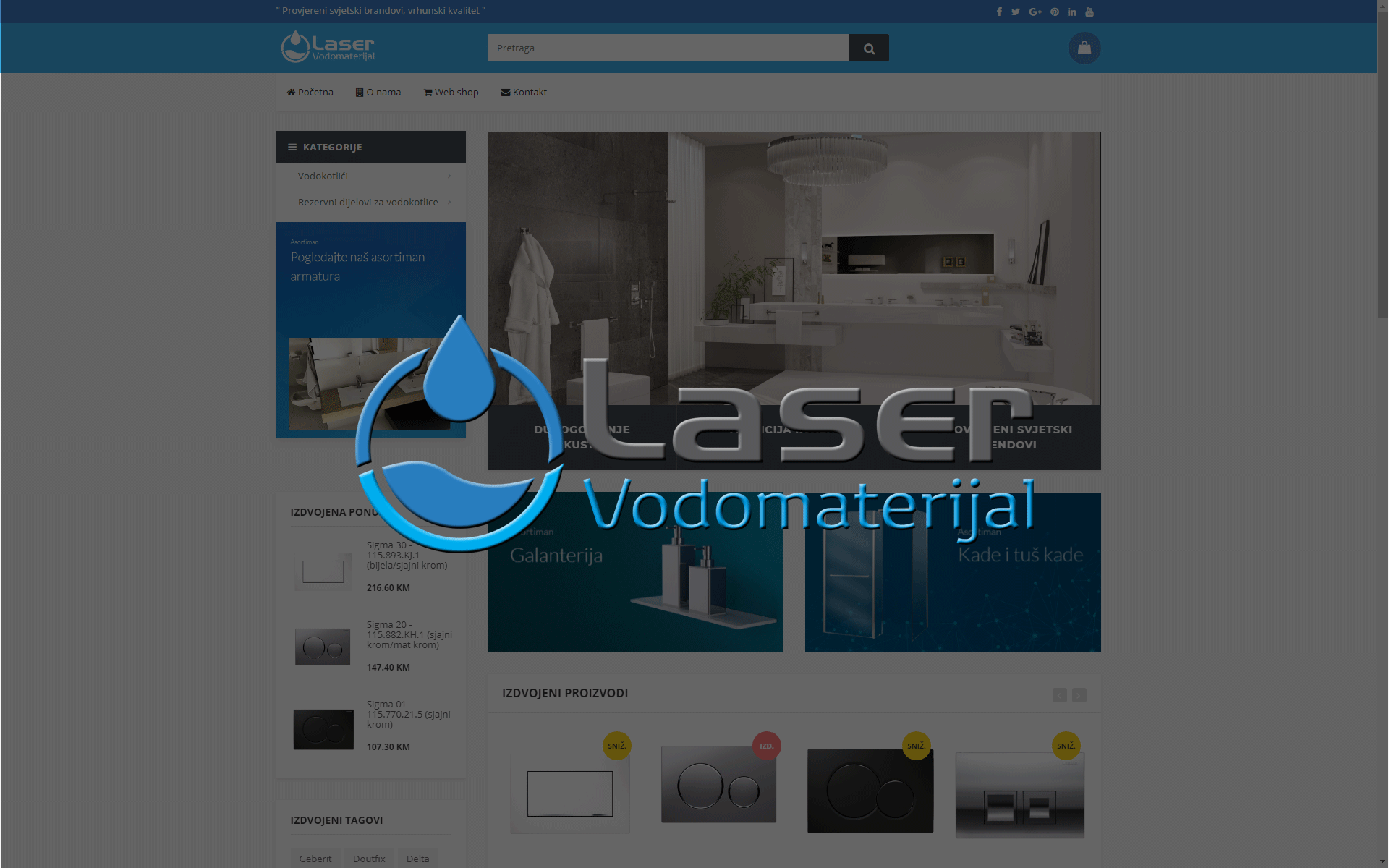 laser-sarajevo.ba - Website