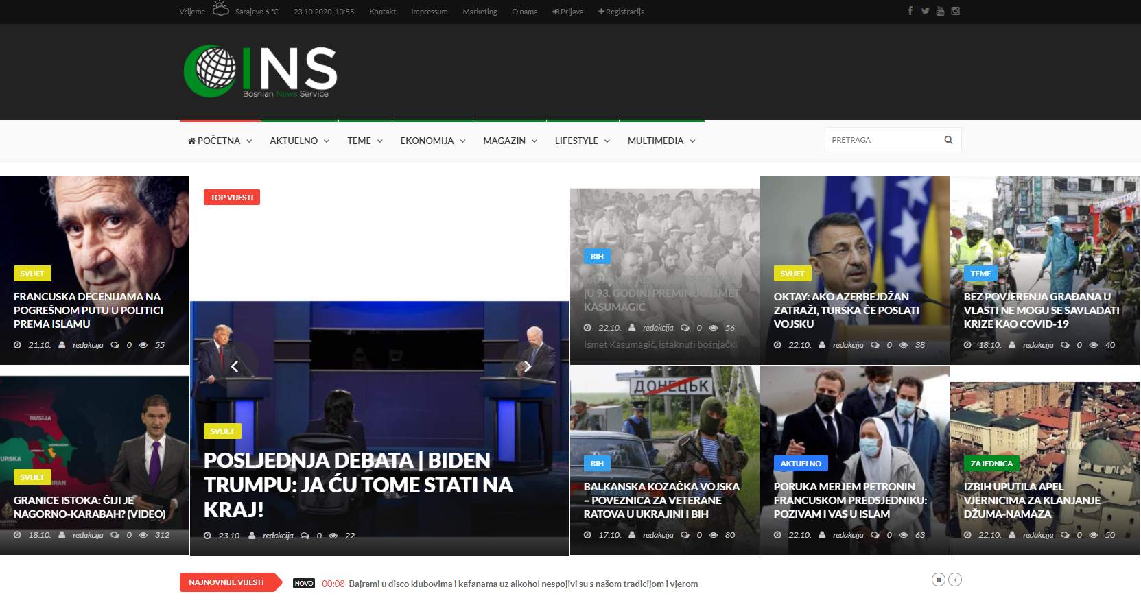 Website for INS