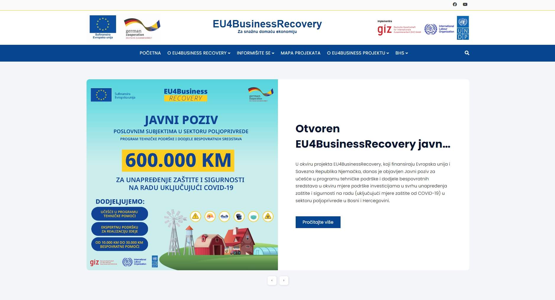 New Website for EU4Business Recovery